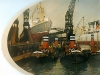 Dockyards afgemeerd bij de RDM